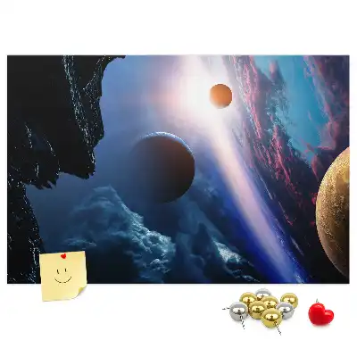Nástěnka do dětského pokoje Velká galaxie