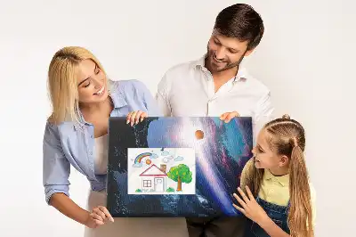 Nástěnka do dětského pokoje Velká galaxie