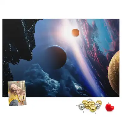 Nástěnka do dětského pokoje Velká galaxie