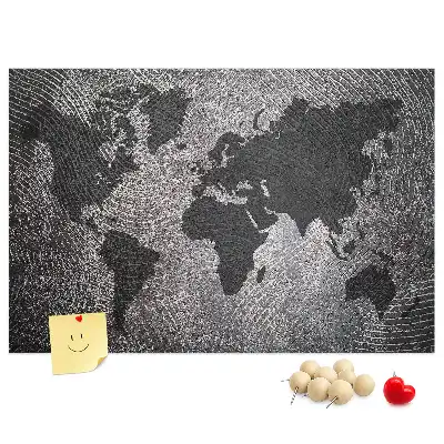 Korková nástěnka Minimalistický betonový svět