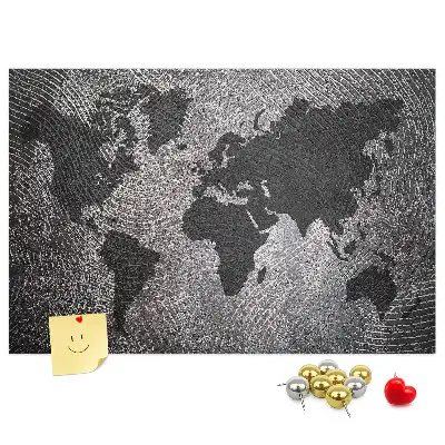 Korková nástěnka Minimalistický betonový svět