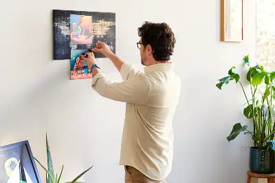 Nástěnka do dětského pokoje Geometrický obrys světa