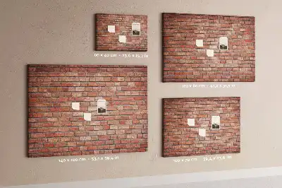Nástěnka korková Cihlová zeď