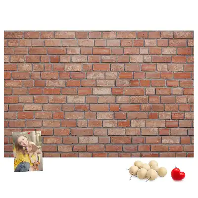 Nástěnka korková Cihlová zeď