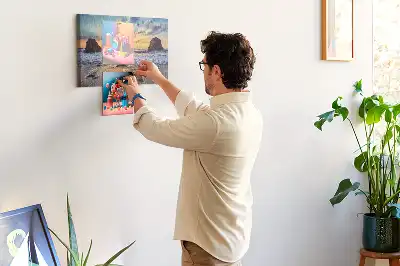 Korková tabule Západ slunce na pláži