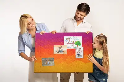 Korková nástěnka Východ slunce