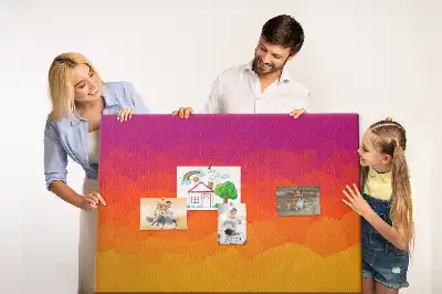 Korková nástěnka Východ slunce