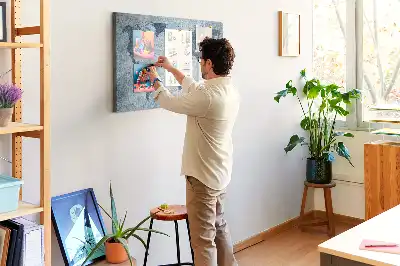 Nástěnka Malovaná mapa světa do dětského pokoje