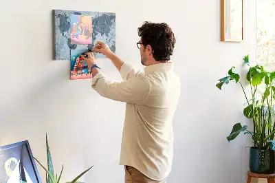 Nástěnka Malovaná mapa světa do dětského pokoje