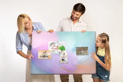 Nástěnka do dětského pokoje Barevné peří
