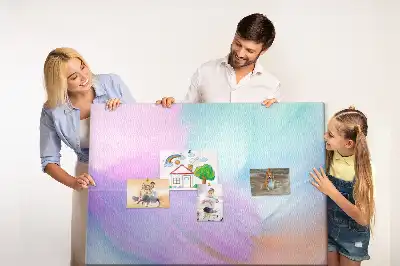 Nástěnka do dětského pokoje Barevné peří