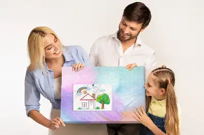 Nástěnka do dětského pokoje Barevné peří