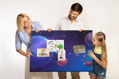 Nástěnka korková Planety galaxie