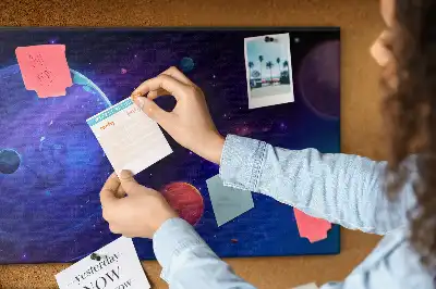 Nástěnka korková Planety galaxie