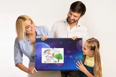 Nástěnka korková Planety galaxie