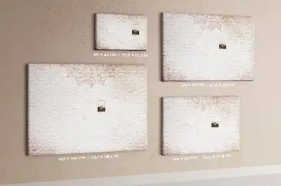 Dekorativní korková nástěnka s vzorem