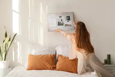 Dekorativní korková nástěnka s vzorem