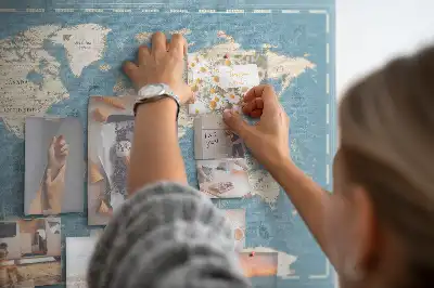 Korková nástěnka Klasický atlas z dávných let
