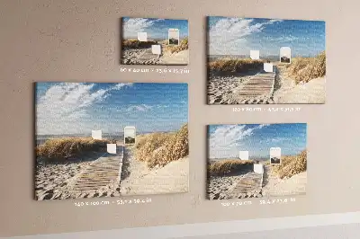 Korková nástěnka Výhled na pláž