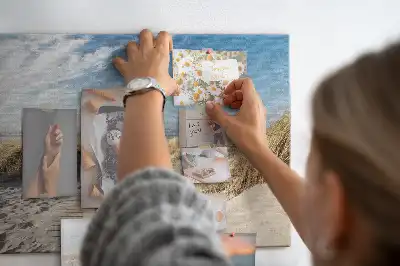 Korková nástěnka Výhled na pláž