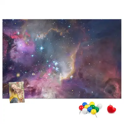 Korková tabule Svět galaxií