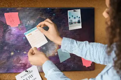Korková tabule Svět galaxií