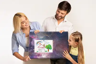 Korková nástěnka s motivem mapy světa Galaxie