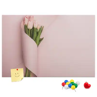 Nástěnka do dětského pokoje Kytice květin