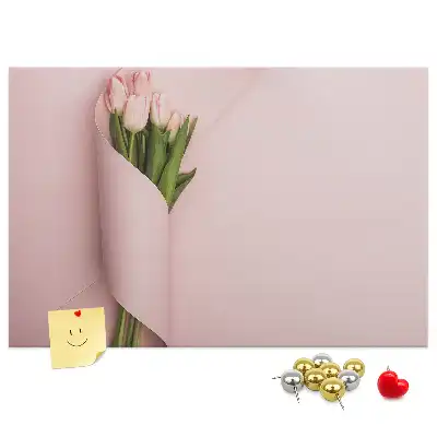 Nástěnka do dětského pokoje Kytice květin