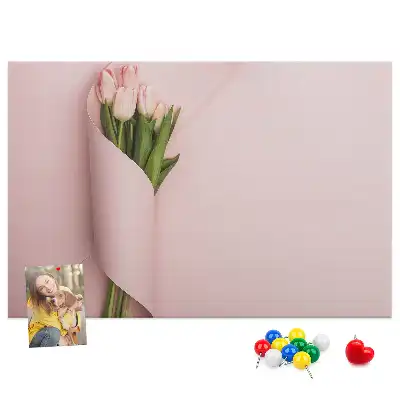 Nástěnka do dětského pokoje Kytice květin