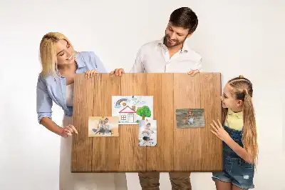 Nástěnka korková Dřevěné desky