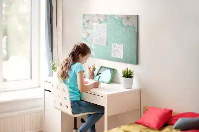 Korková nástěnka Kvetoucí sedmikrásky