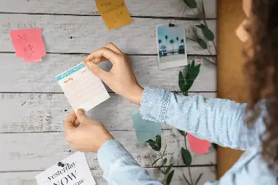 Nástěnka do dětského pokoje Dřevěné desky
