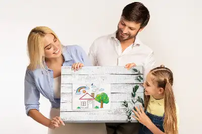 Nástěnka do dětského pokoje Dřevěné desky