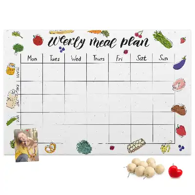 Korková tabule Týdenní menu