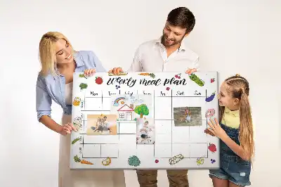 Korková tabule Týdenní menu
