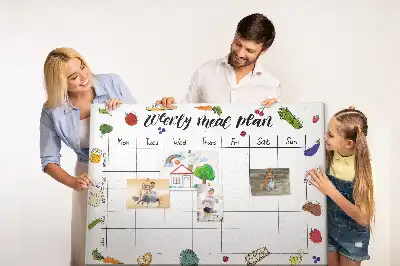 Korková tabule Týdenní menu