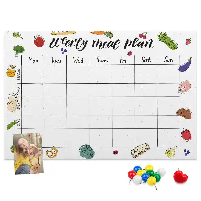 Korková tabule Týdenní menu