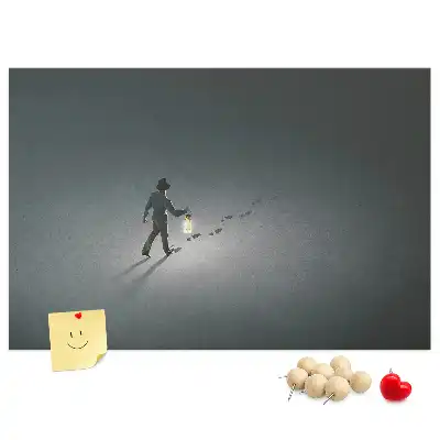 Nástěnka do dětského pokoje Poutník ve tmě
