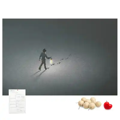 Nástěnka do dětského pokoje Poutník ve tmě