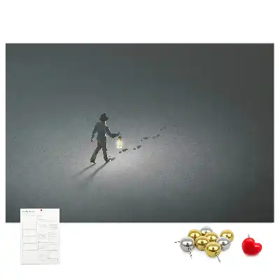 Nástěnka do dětského pokoje Poutník ve tmě