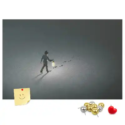 Nástěnka do dětského pokoje Poutník ve tmě