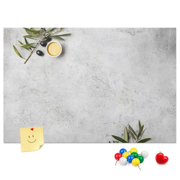 Nástěnka do dětského pokoje Minimalistické olivy