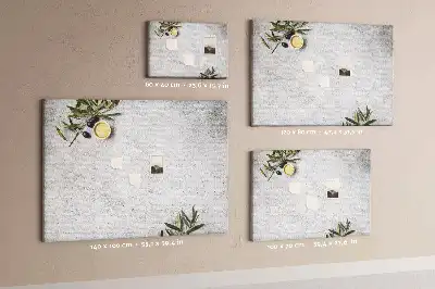 Nástěnka do dětského pokoje Minimalistické olivy