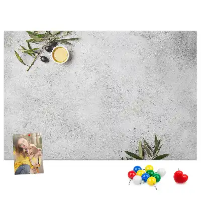 Nástěnka do dětského pokoje Minimalistické olivy