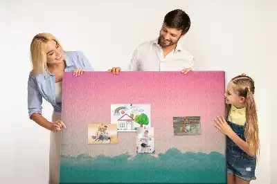 Korková nástěnka Přechod nebe
