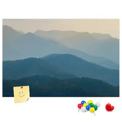 Korková tabule Abstraktní krajina