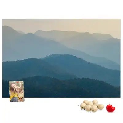 Korková tabule Abstraktní krajina