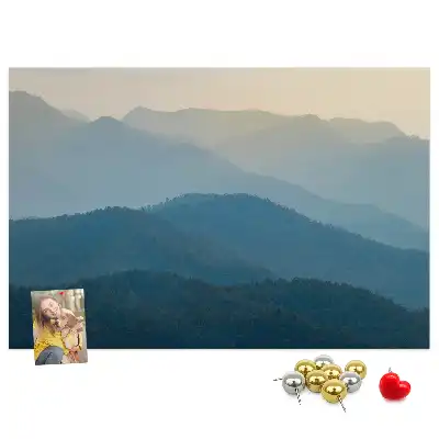 Korková tabule Abstraktní krajina