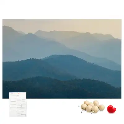 Korková tabule Abstraktní krajina